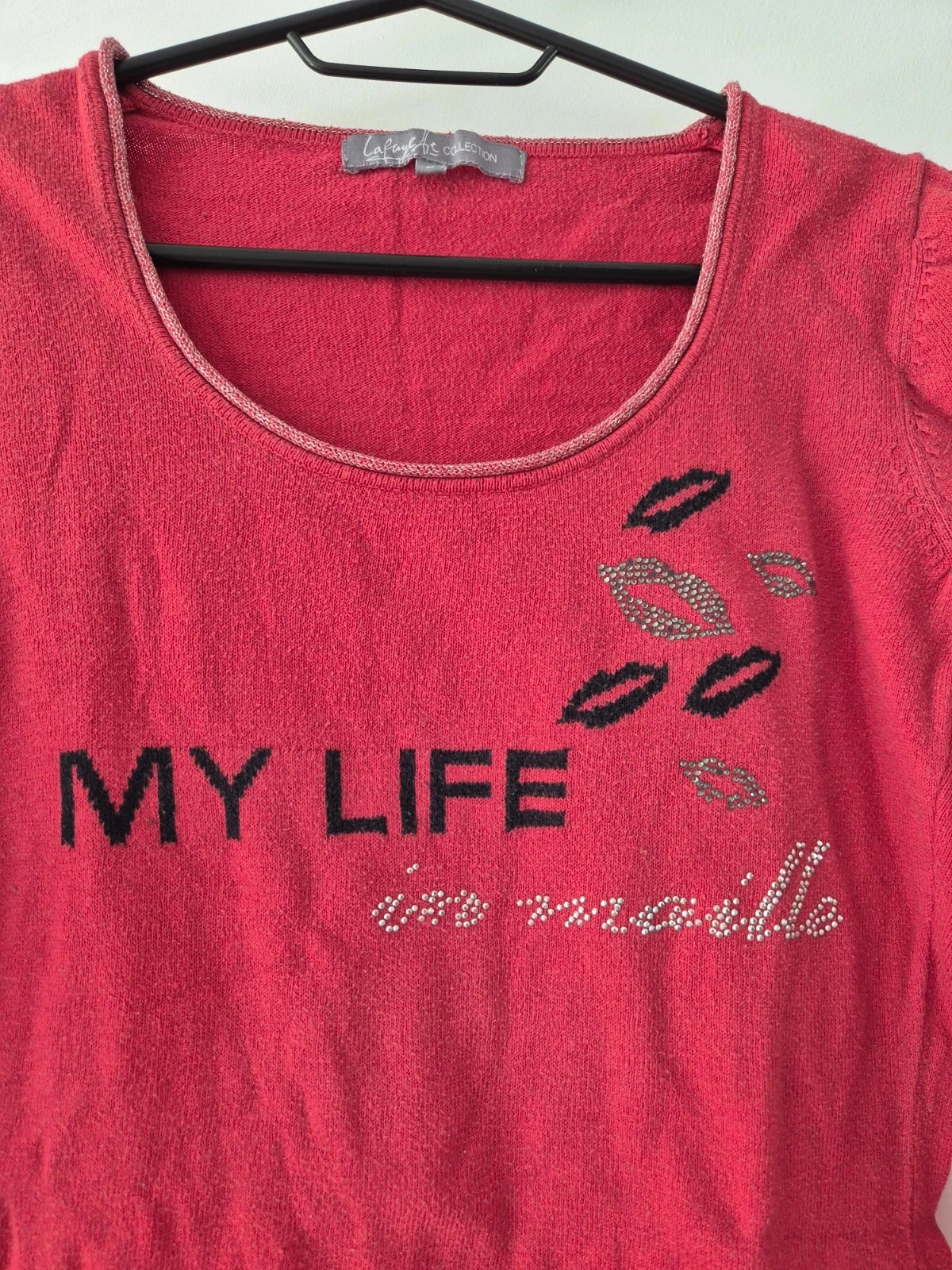 Pull rouge Lafayette collection 34 – photo 3